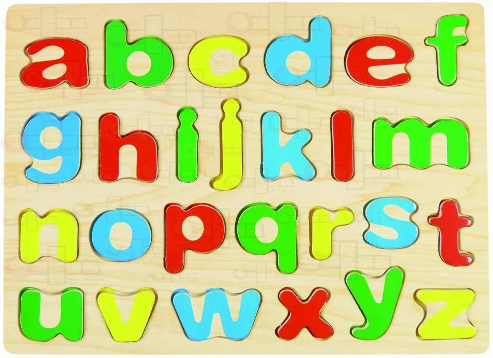 Puzzle alfabet litere mici