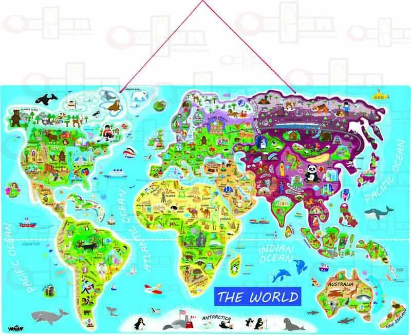 Puzzle Harta Lumii