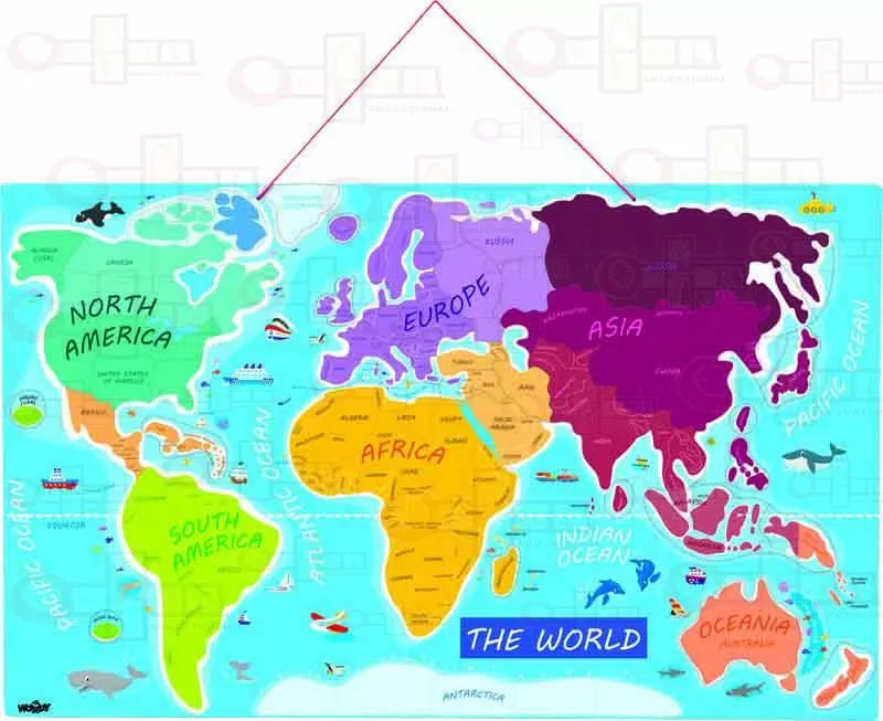 Puzzle Harta Lumii