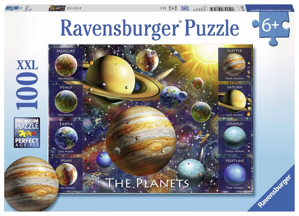 Puzzle Planete, 100 piese