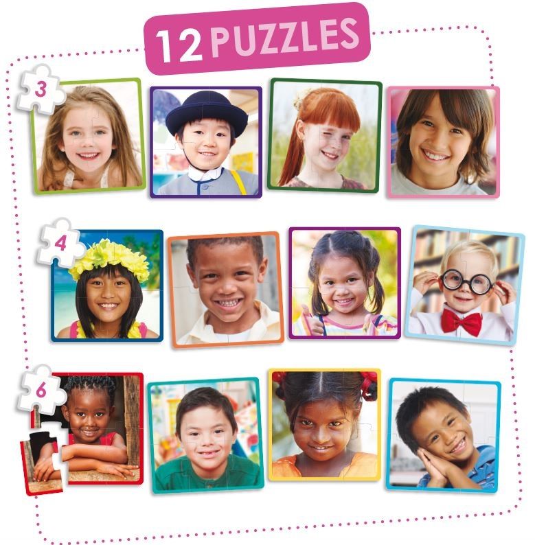 Puzzle-uri progresive Copiii lumii