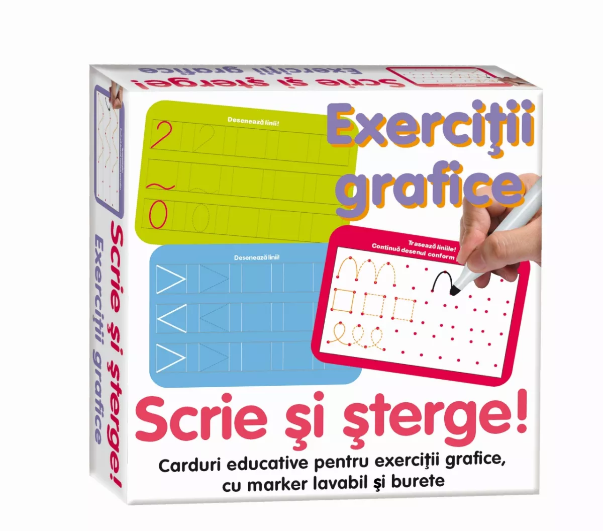 Scrie si sterge exercitii grafice