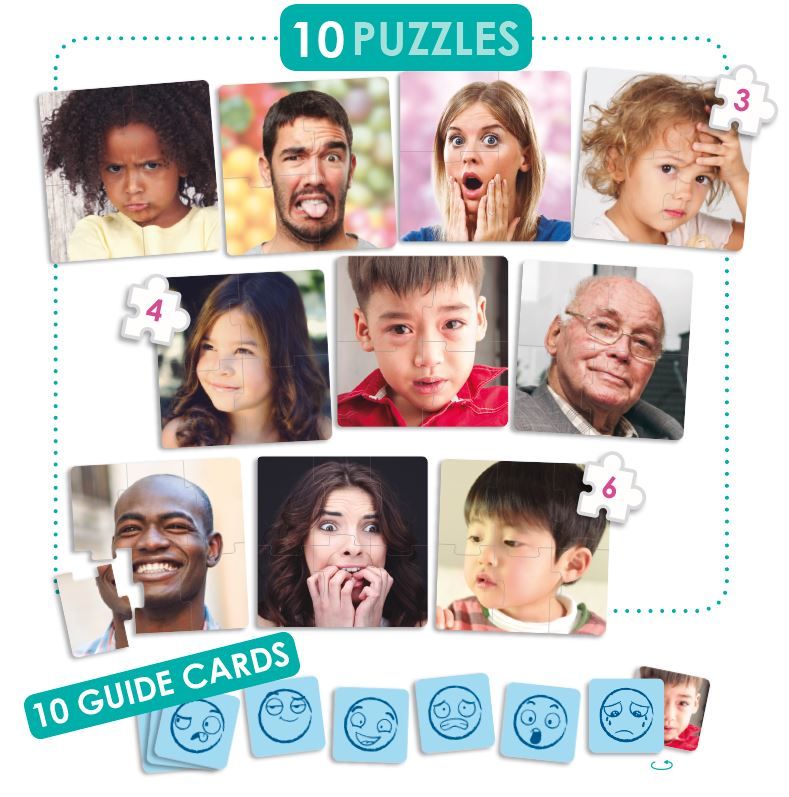 Set 10 puzzle-uri Emotii