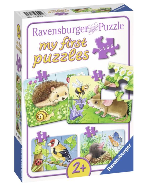 Set 4 puzzle-uri Animale din padure