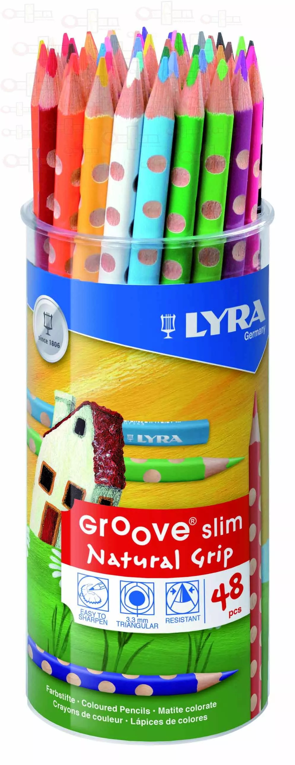 Set 48 creioane colorate