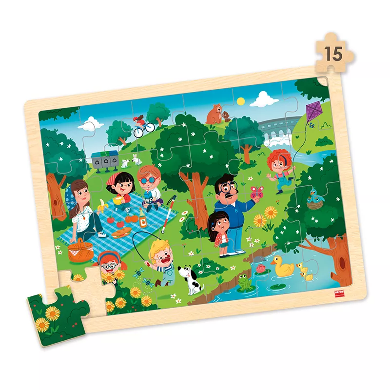 Puzzle anotimpuri Set puzzle cele 4 anotimpuri 150096 Omfal