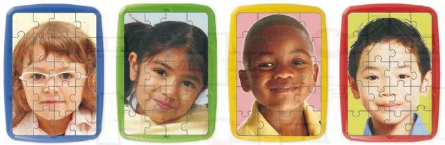 Set puzzle Copii din lume