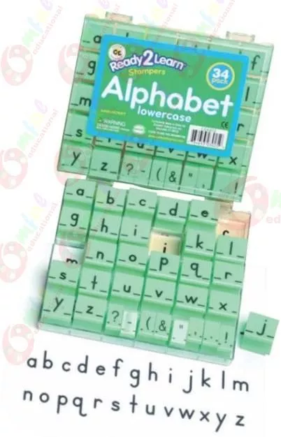 Stampile alfabet - litere mici