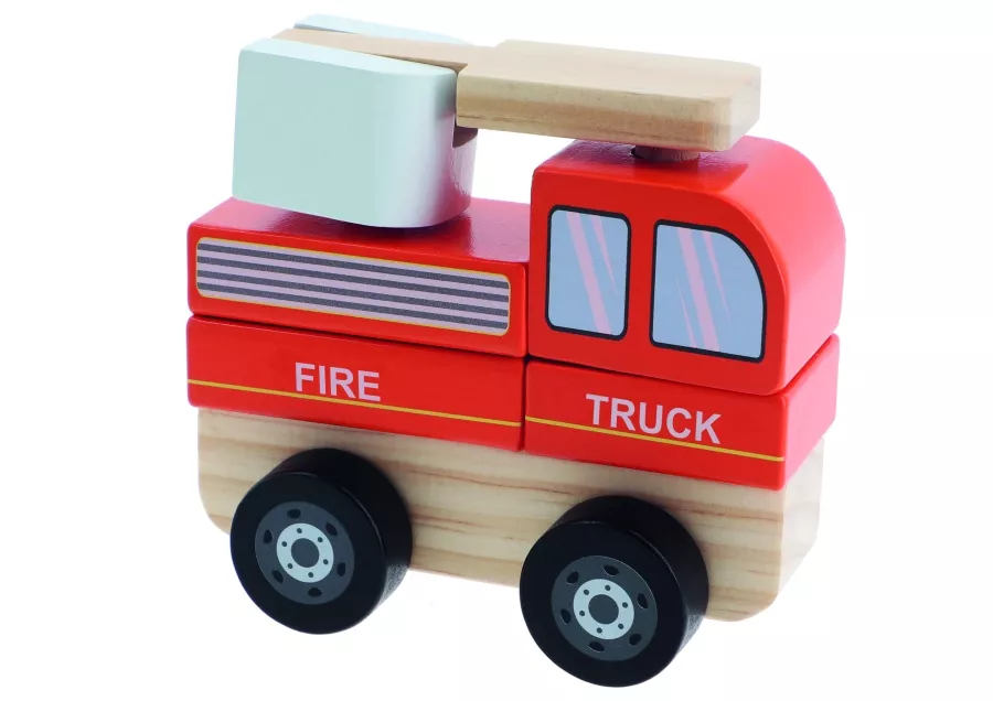 Vechicule din lemn - Masina de pompieri