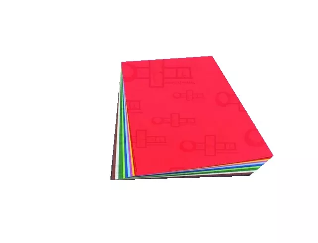 Carton colorat Carton colorat gros A4 50 coli 120914 Omfal Educational
