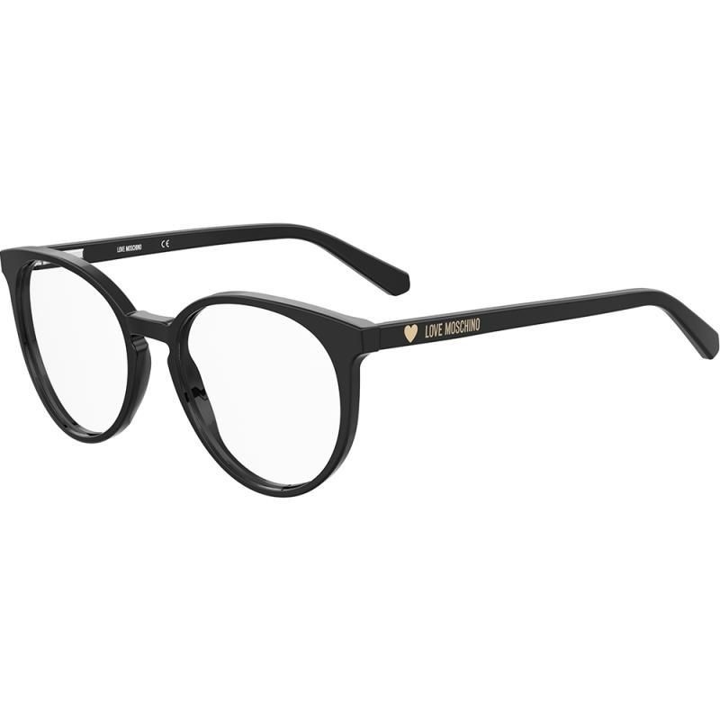 Ochelari de vedere rotunzi pentru femei Love Moschino MOL565 807
