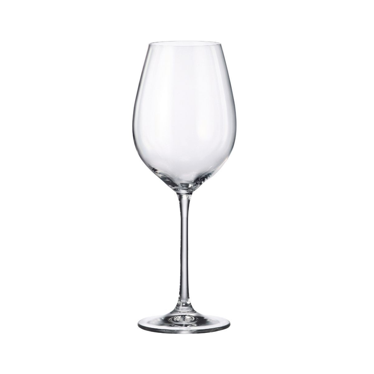 Set de 6 pahare pentru vin rosu, transparent, din cristal de Bohemia, 520 ml, Verona Red Wine