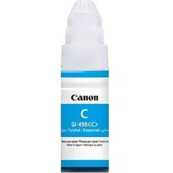Cerneala originala refill Canon GI-490C 70ml Cyan, [],erefill.ro