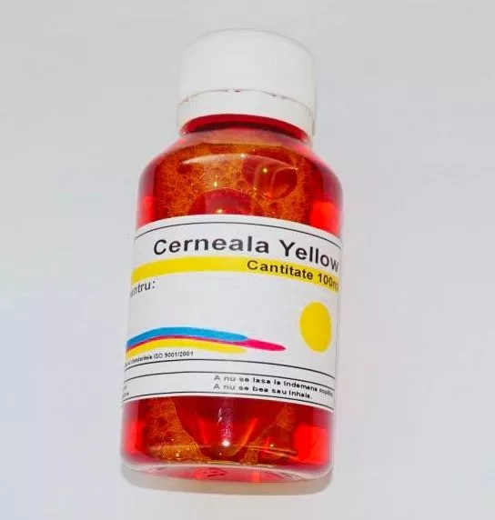Cerneala refill HP 302 302XL F6U65AE F6U67A Yellow 100ml , [],erefill.ro