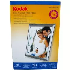 Hartie foto Kodak 4R 10 X 15 RC Ultra Premium High Glossy 270g/mp pachet 20 coli, [],erefill.ro