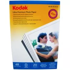 Hartie foto Kodak 4R 10X15 Ultra Premium SATIN 270g/mp pachet 20 coli , [],erefill.ro