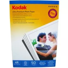 Hartie foto Kodak 4R 10X15 Ultra Premium SATIN 270g/mp pachet 50 coli  , [],erefill.ro