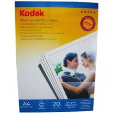 Hartie foto Kodak A4 Ultra Premium SATIN 270g/mp pachet 20 coli, [],erefill.ro