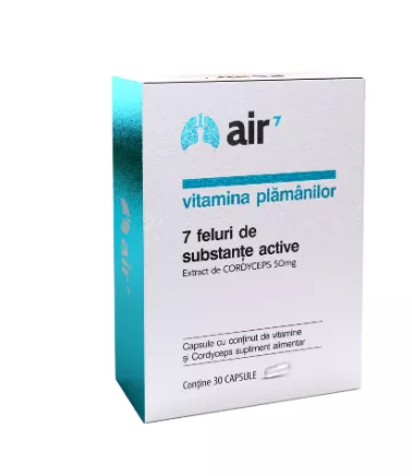 Air 7 Vitamina plamanilor x 30cps, [],remediumfarm.ro