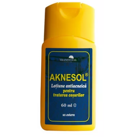 Aknesol solutie antiacneica x 60ml, [],remediumfarm.ro