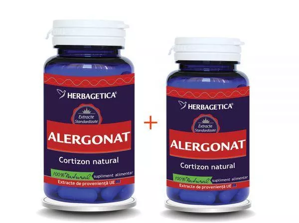 AlergoNat x 60+30cps (Herbagetica), [],remediumfarm.ro