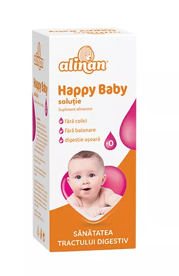Alinan Happy Baby, soluție anticolici, 20 ml, Fiterman, [],remediumfarm.ro