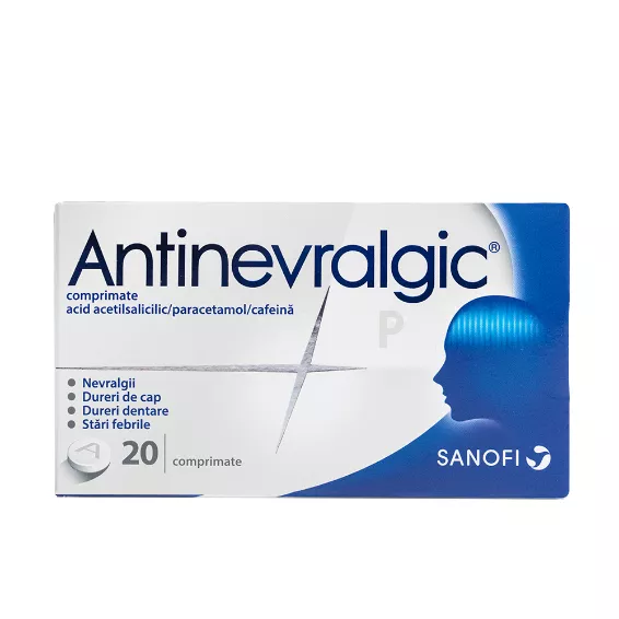 Antinevralgic P, 20 comprimate, Sanofi, [],remediumfarm.ro