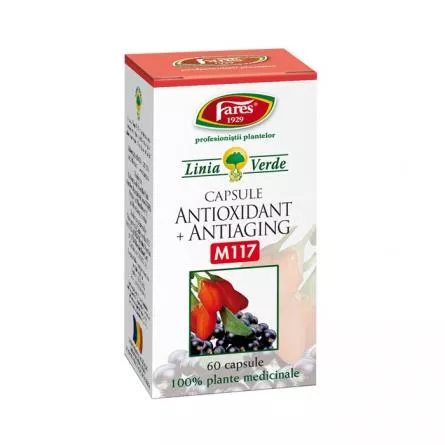 Antioxidant+Antiaging 500mg x60cps(Fares, [],remediumfarm.ro
