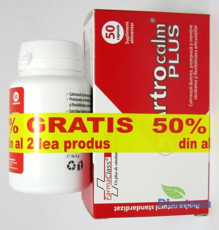 Artrocalm plus x 50cps+50cps (Farmaclass), [],remediumfarm.ro