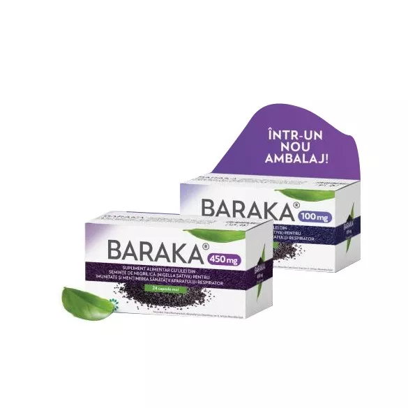 Baraka 100 mg, 24 capsule moi, Pharco, [],remediumfarm.ro