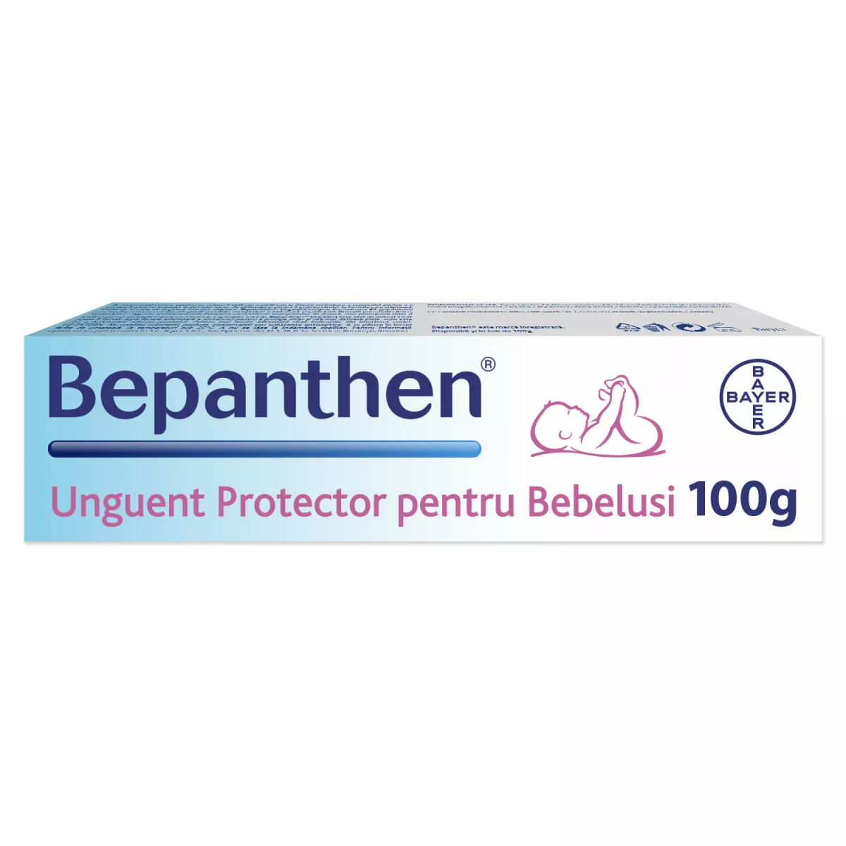 Unguent pentru iritatiile de scutec Bepanthen, 100 g, Bayer, [],remediumfarm.ro