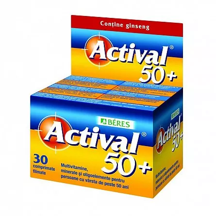 BERES Actival 50+ x 30cp.film, [],remediumfarm.ro