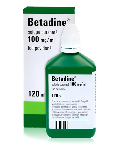 Betadine 10% sol.cut x 120ml, [],remediumfarm.ro