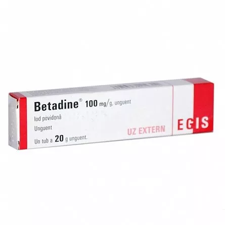Betadine 10% unguent x 20g, [],remediumfarm.ro