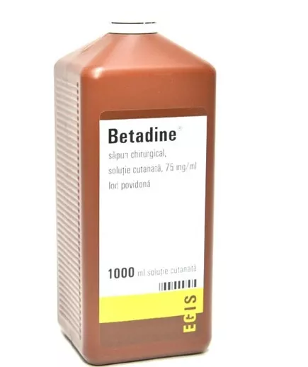 Betadine 7,5% sapun chirurg x 1000ml, [],remediumfarm.ro