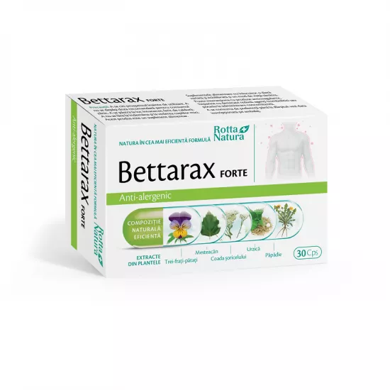 Bettarax Forte, 30 capsule, Rotta Natura, [],remediumfarm.ro