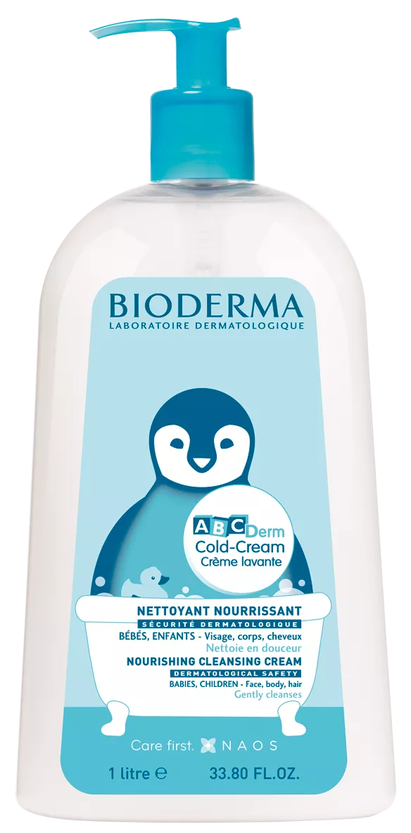 BIODERMA ABCderm ColdCream crema spalare 1L, [],remediumfarm.ro