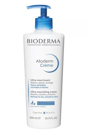 Crema fara parfum Atoderm, 500 ml, Bioderma, [],remediumfarm.ro