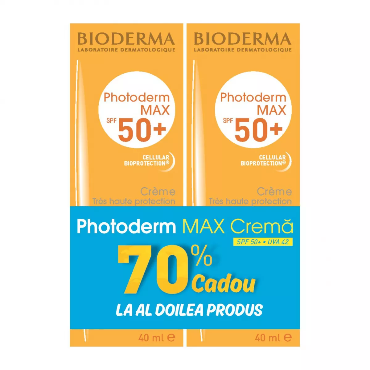 BIODERMA Photoderm Max SFP50+ crema 40ml 1+70%, [],remediumfarm.ro