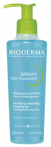 Gel spumant Sebium, 200 ml, Bioderma, [],remediumfarm.ro