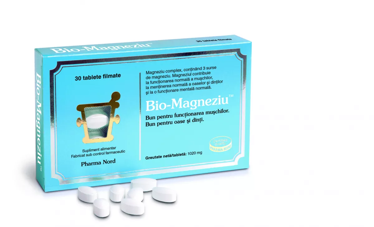 Bio-Magneziu x 30cp (PharmaNord), [],remediumfarm.ro
