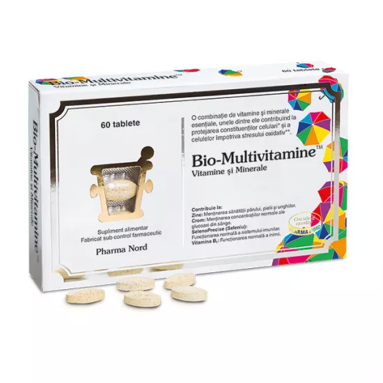 Bio-Multivitamine, 60 capsule, Pharma Nord, [],remediumfarm.ro