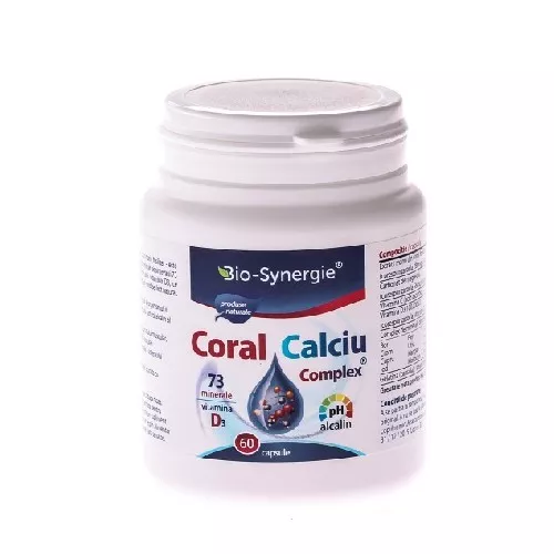 Bio-Synergie Calciu Coral Complex x60cps, [],remediumfarm.ro