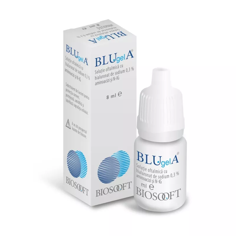 Blu Gel A solutie oftalmica, 8 ml, BioSooft, [],remediumfarm.ro