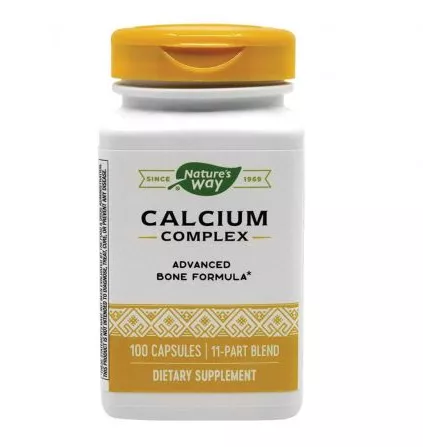 Calcium Complex Bone Formula Natures Way, 100 capsule, Secom, [],remediumfarm.ro