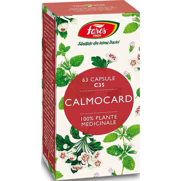 Calmocard , C35, 63 capsule, Fares, [],remediumfarm.ro