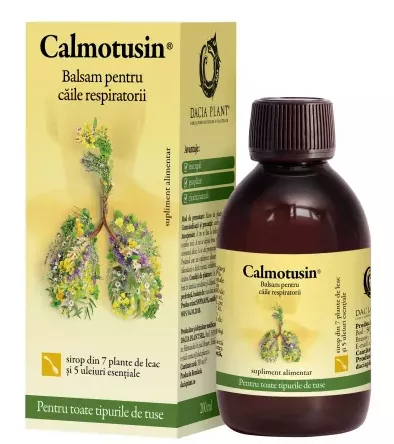 Calmotusin sirop, 200 ml, Dacia Plant, [],remediumfarm.ro