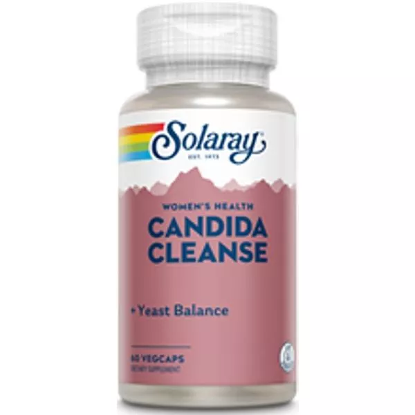 Candida Cleanse Solaray, 60 capsule, Secom, [],remediumfarm.ro