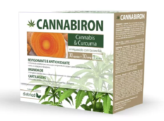 Cannabiron, 30 capsule + 30 tablete, Naturmil, [],remediumfarm.ro