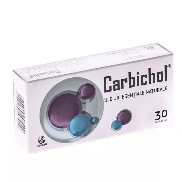 Carbichol, 30 capsule moi, Biofarm, [],remediumfarm.ro